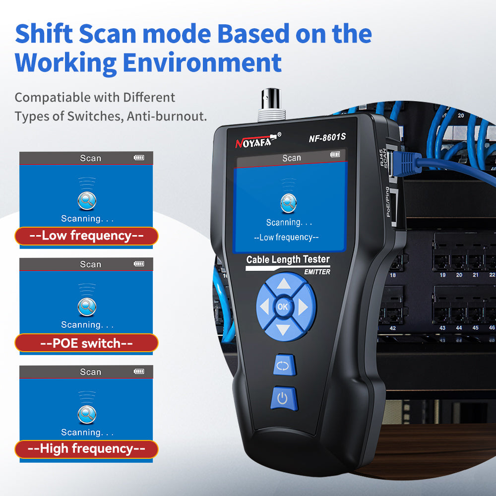 Noyafa NF-8601S TDR Cable Tracer Tester