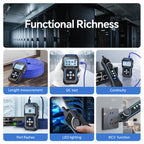 NOYAFA NF-8209 Pro Network Cable Toner & Probe Kit with Integrated Trace & Wire Mapping Receiver, Anti-interference Cable Locating, Cable Fault Testing, Length Testing, PoE, Port Flash, Crimp Testing for Network Installation & Maintenance