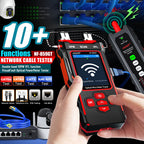 NOYAFA NF-859GT 10-in-1 Multifunction Network Cable Tester with Alignment Test, Wire Detection, Port Blinking, Cable Length Test, PoE Test, Crimping Test, OPM & VFL for Ethernet & Fiber Installation, Maintenance, Troubleshooting, and Structured Cabling