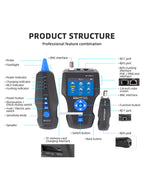 Noyafa NF-8601S TDR Cable Tracer Tester with PoE / Ping for RJ45, RJ11, BNC, Metal Cables