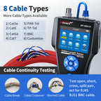 Noyafa NF-8601S TDR Cable Tracer Tester with PoE / Ping for RJ45, RJ11, BNC, Metal Cables